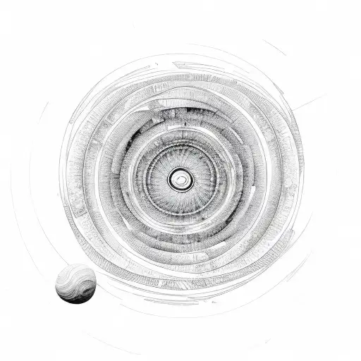Moebius spiral tattoo design idea