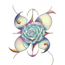 Moebius spiral tattoo design idea