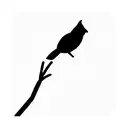 Cardinal tattoo design idea