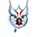 Cardinal tattoo design idea