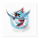 Cardinal tattoo design idea