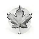 Maple Leaf tattoo design idea