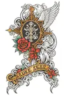 luke 22:36 tattoo design idea