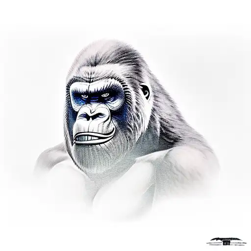 king kong tattoo design idea