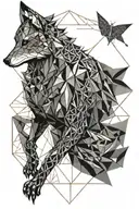 twilight princess wolf tattoo design idea