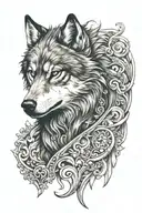 twilight princess wolf tattoo design idea