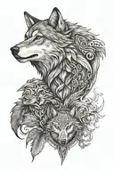 twilight princess wolf tattoo design idea