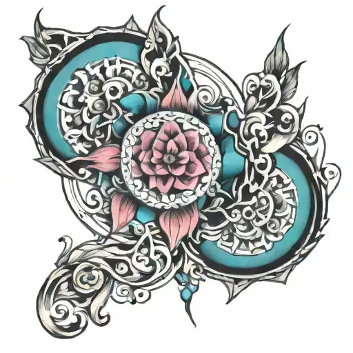 Aura tattoo design idea