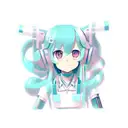 Hatsune Miku tattoo design idea