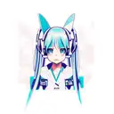 Hatsune Miku tattoo design idea