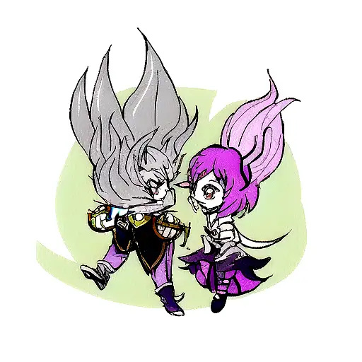 league of legends personagem kindred tattoo design idea