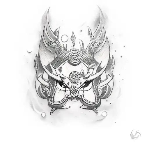 league of legends personagem kindred tattoo design idea