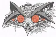 itachi eyes bleeding tattoo design idea