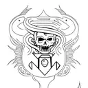 blink 182 logo tattoo design idea