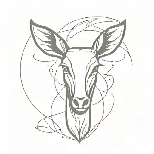 impala tattoo design idea