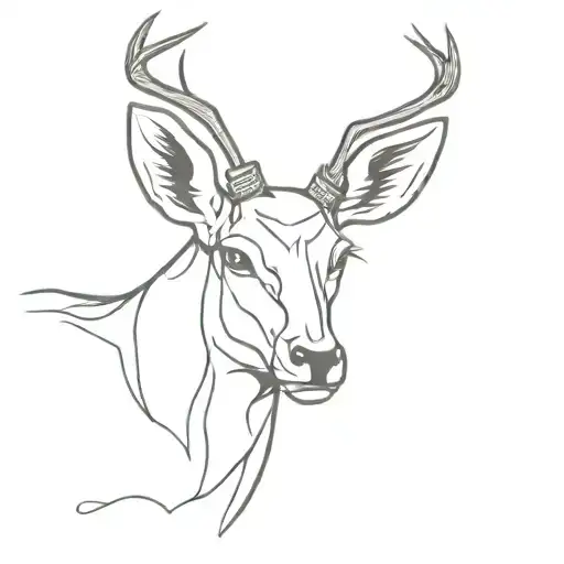 impala tattoo design idea