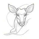 impala tattoo design idea
