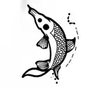 pez koi tattoo design idea