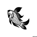 pez koi tattoo design idea