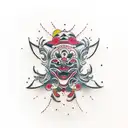 Snowboard tattoo design idea