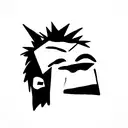 Gorillaz tattoo design idea