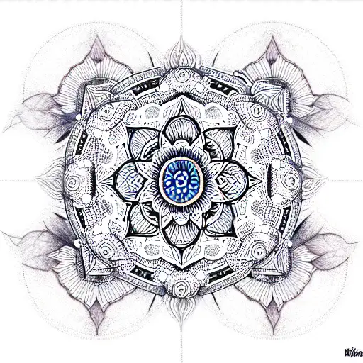 Mandala tattoo design idea