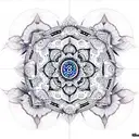 Mandala tattoo design idea