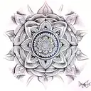 Mandala tattoo design idea