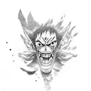 Luffy gear 5 tattoo design idea