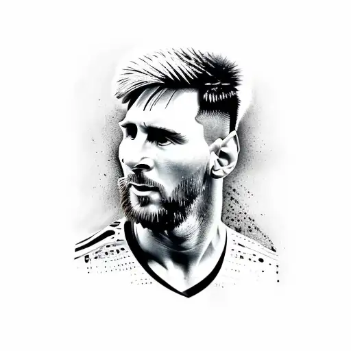Messi tattoo design idea