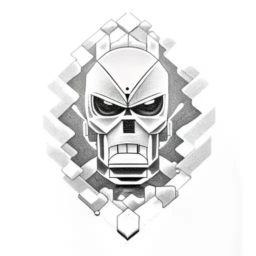 iron giant tattoo design idea