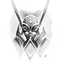  star wars ahsoka tattoo design idea