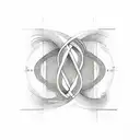 Infinity Symbol tattoo design idea