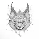 oroborous tattoo design idea