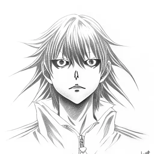 Light yagami, L lawliet, Misa amane, ryuk from deathnote sleeve tattoo design idea