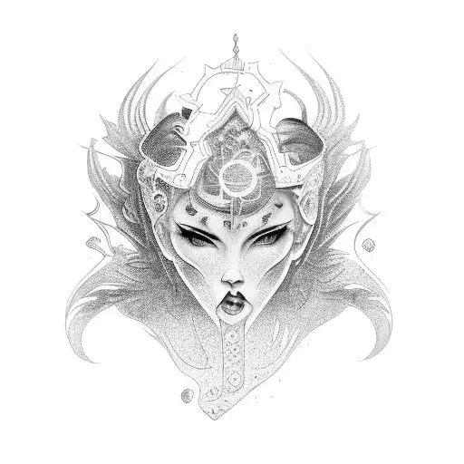 diosa Lilith  tattoo design idea
