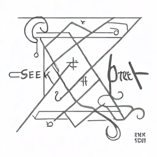 latin phrase 'seek order in chaos' tattoo design idea