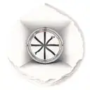 upside down cross with number 28 hanging from it, in front of a sand clock made out of a tree tattoo design idea