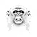 Monkey tattoo design idea