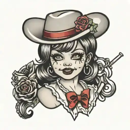 tiffany valentine from chucky tattoo design idea