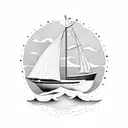 Sailing Boat, Ocean, Environmental, Trees, Time, Owl tattoo design idea