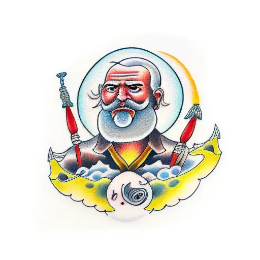 the old man and the sea tattoo design idea