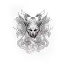 Amazon rainforest tattoo design idea