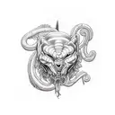 Amazon rainforest tattoo design idea