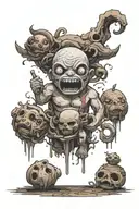 Binding of Isaac Charaktere tattoo design idea