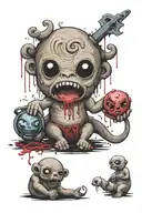 Binding of Isaac Charaktere tattoo design idea