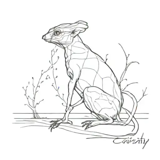 Curiosity tattoo design idea