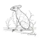 Curiosity tattoo design idea