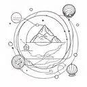 Curiosity tattoo design idea