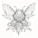 Curiosity tattoo design idea